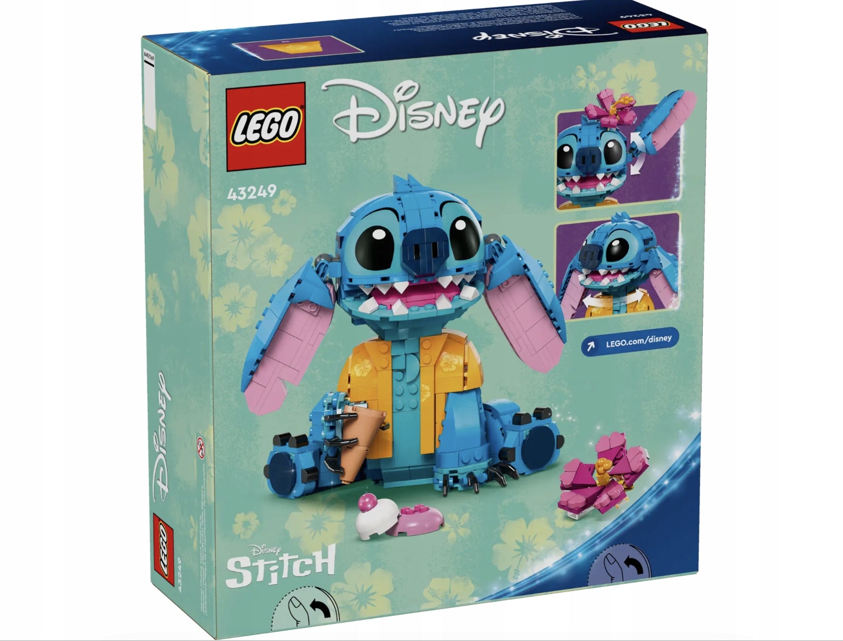 LEGO Disney 43249 Stitch Information regarding product safety and compliance Not suitable for children under a certain age. For use under adult supervision