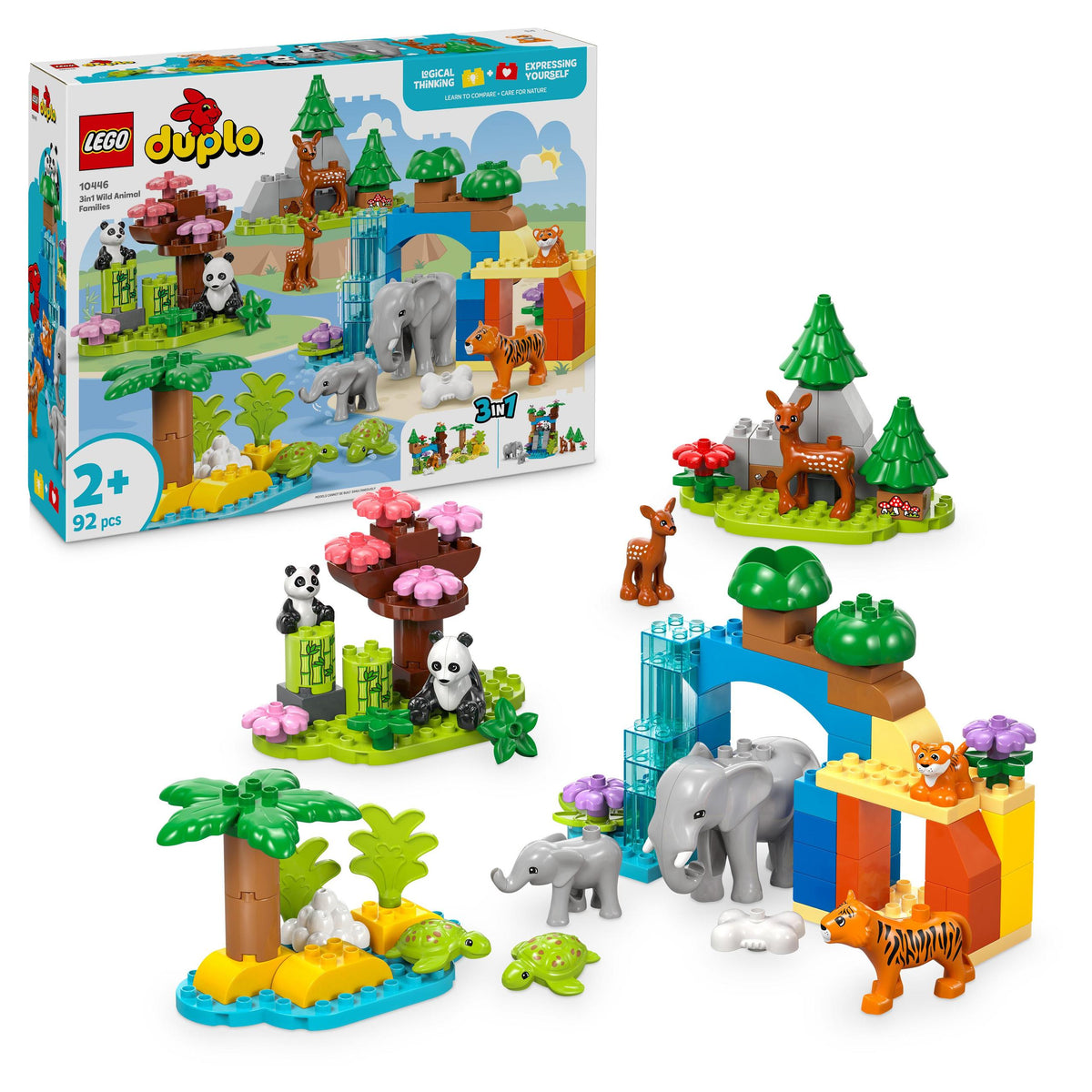 LEGO Duplo 10446 Wildlife Families 3 in 1 2+ Large Set