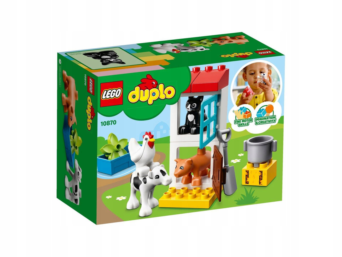 LEGO Duplo 10870 Farm Animals - Cow, Pig, Chicken, Cat - Farm Brand LEGO