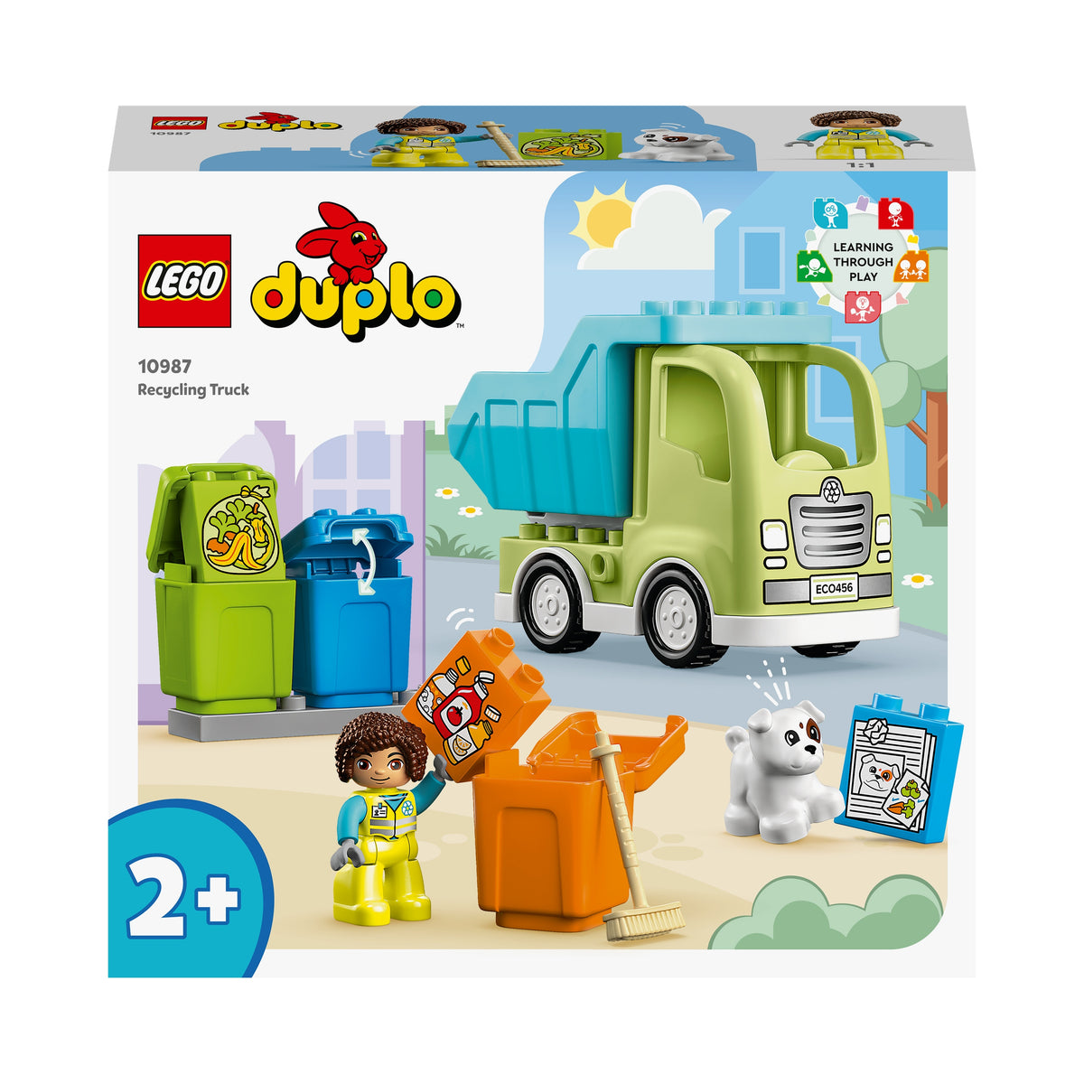 LEGO Duplo 10987 Recycling truck garbage truck trash can Packaging status original
