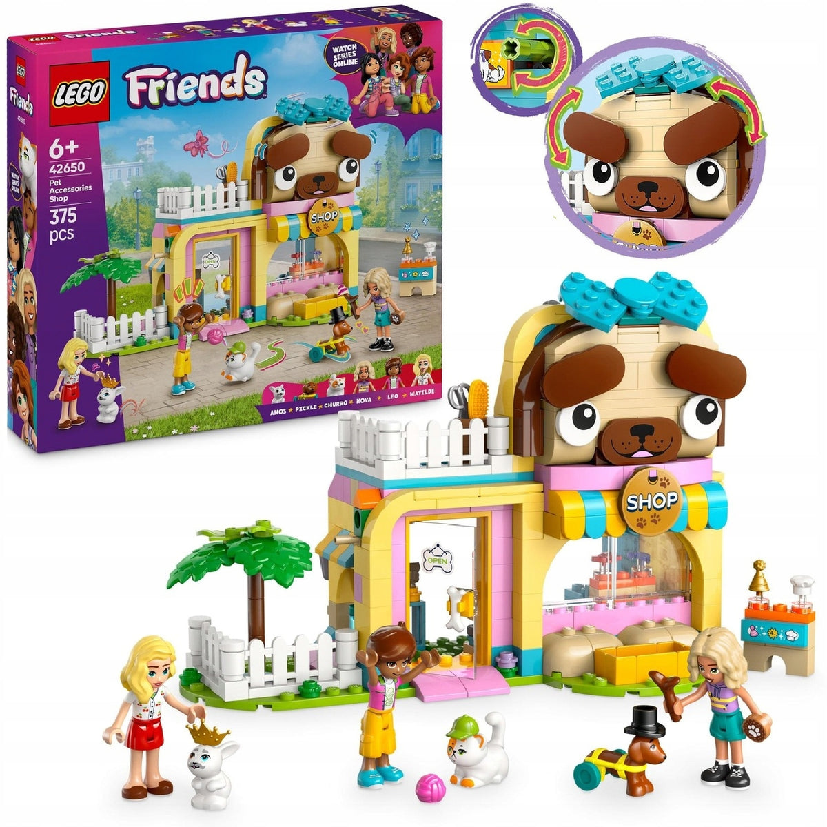 LEGO FRIENDS 42650 PET ACCESSORIES SHOP + PDF CATALOGUE