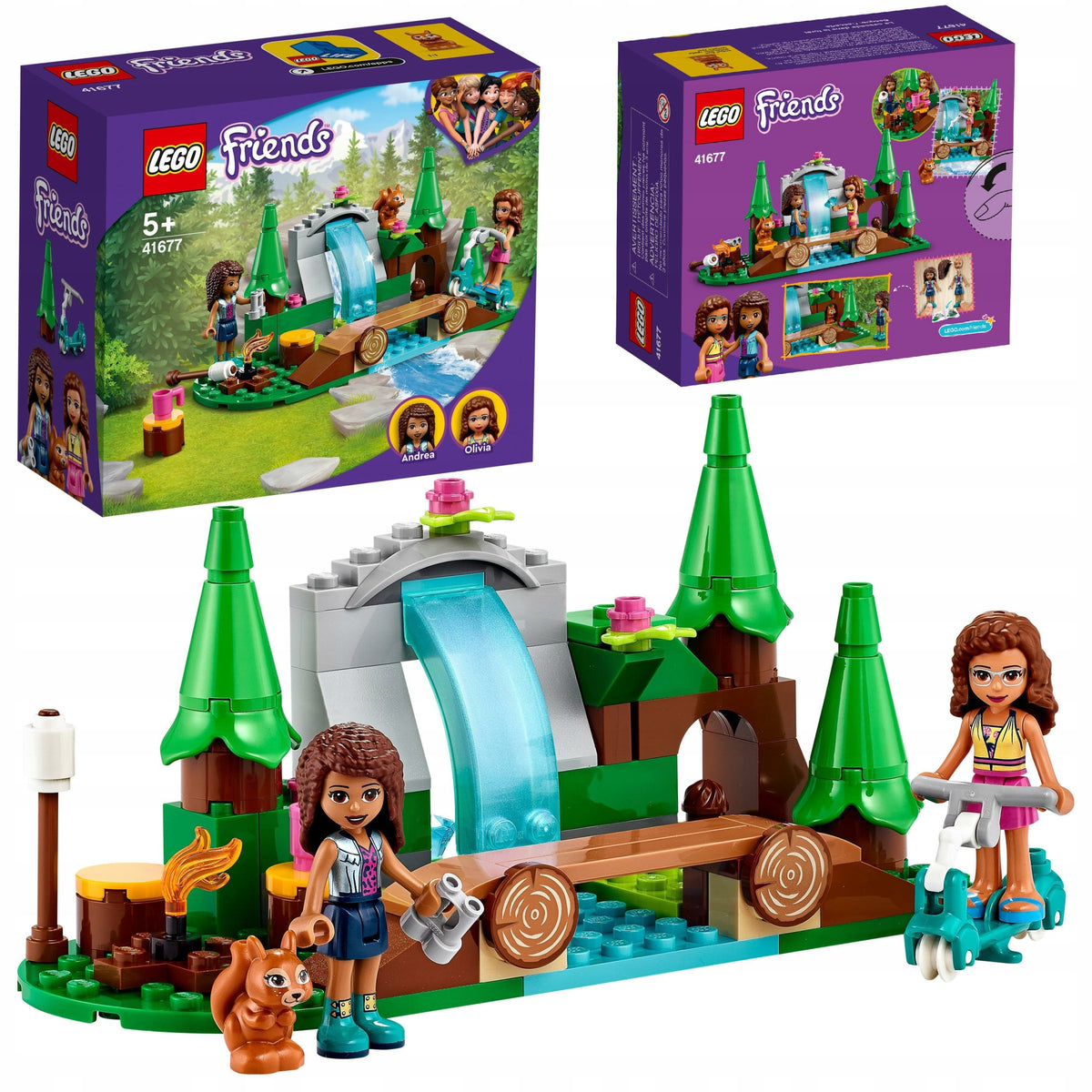 LEGO Friends 41677 Forest Waterfall Gift