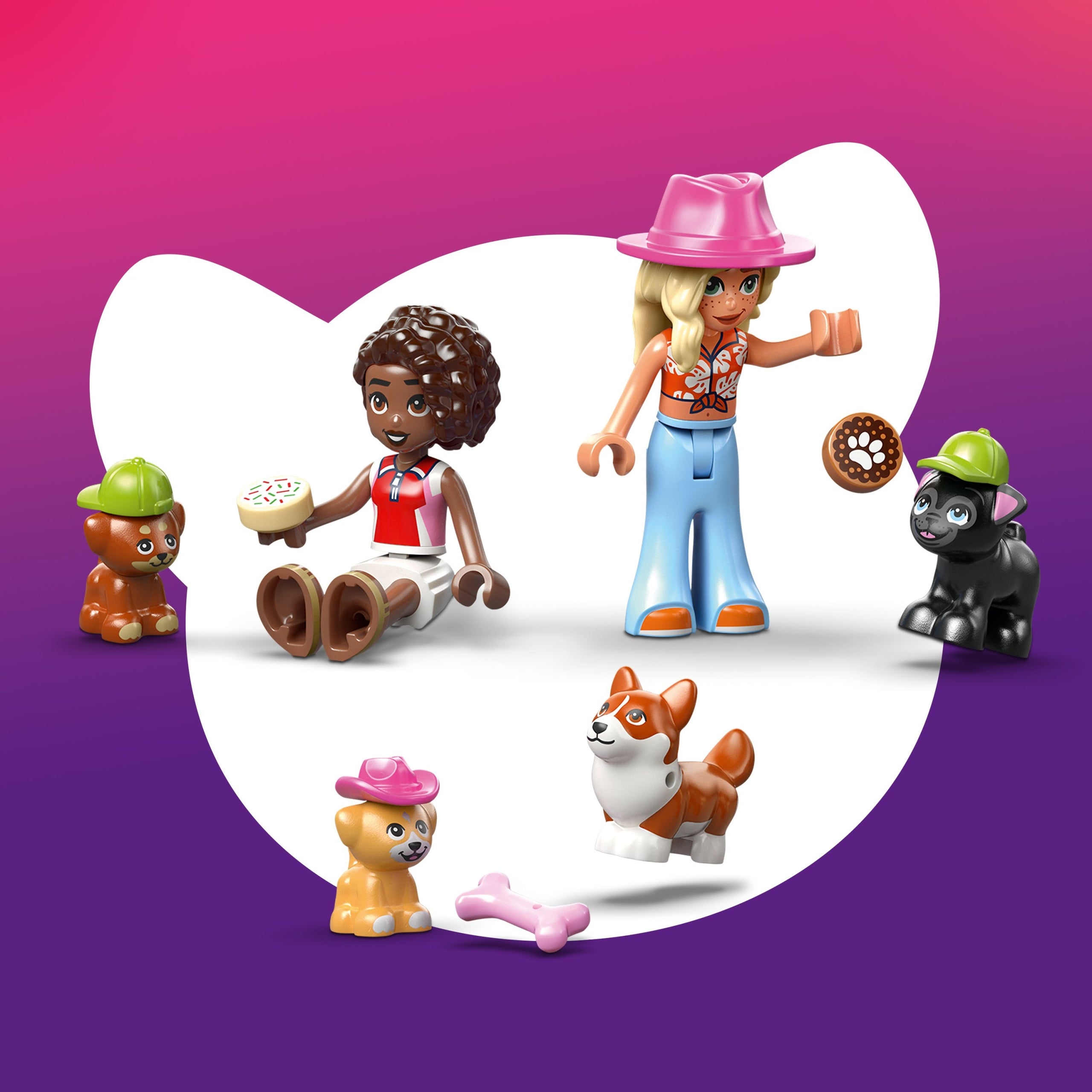 LEGO Friends Bakery with dog treats 42677 Information regarding product safety and compliance Not suitable for children under 36 months of age