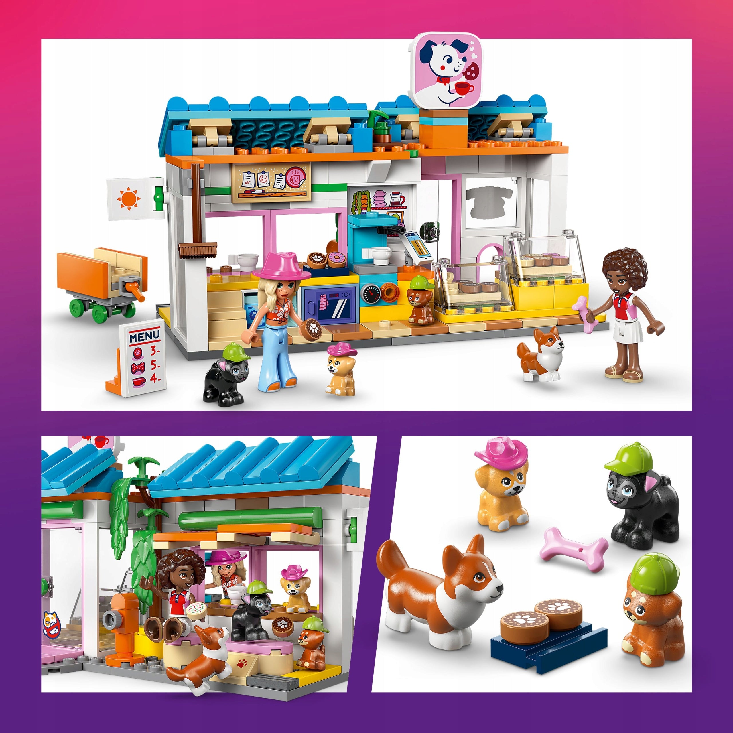 LEGO Friends Bakery with dog treats 42677 Set name LEGO Friends 42677 Piekarnia przysmaków dla psów