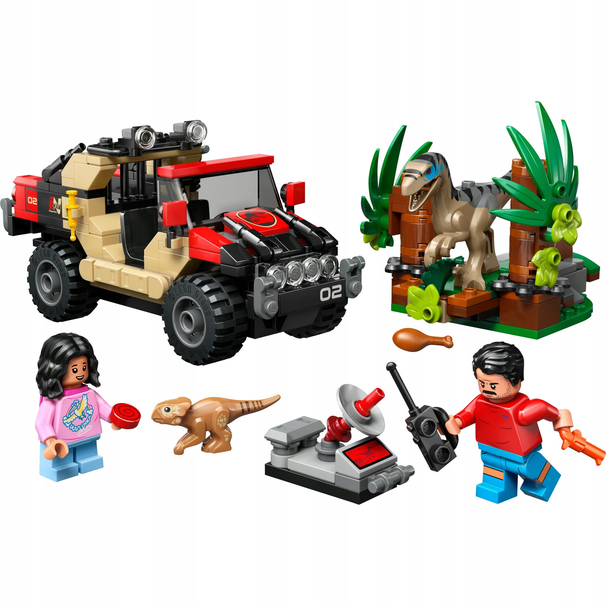 LEGO Jurassic World 76972 Escape from the raptor Brand LEGO