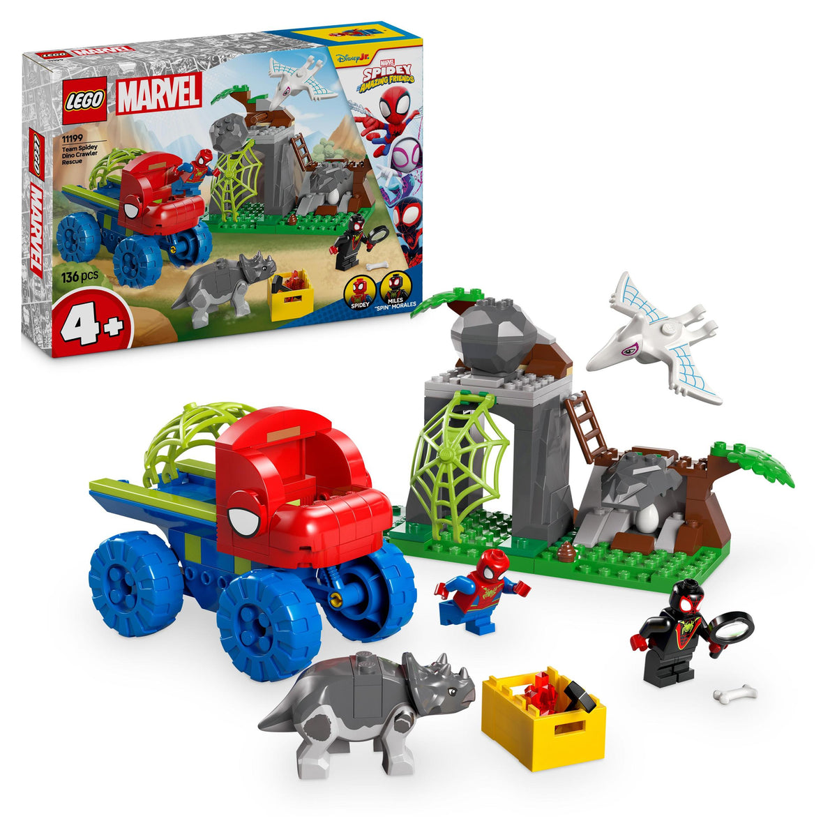 LEGO MARVEL SPIDEY TEAM RESCUE MISSION IN DINOTERENÓWKA 11199 Product number 11199