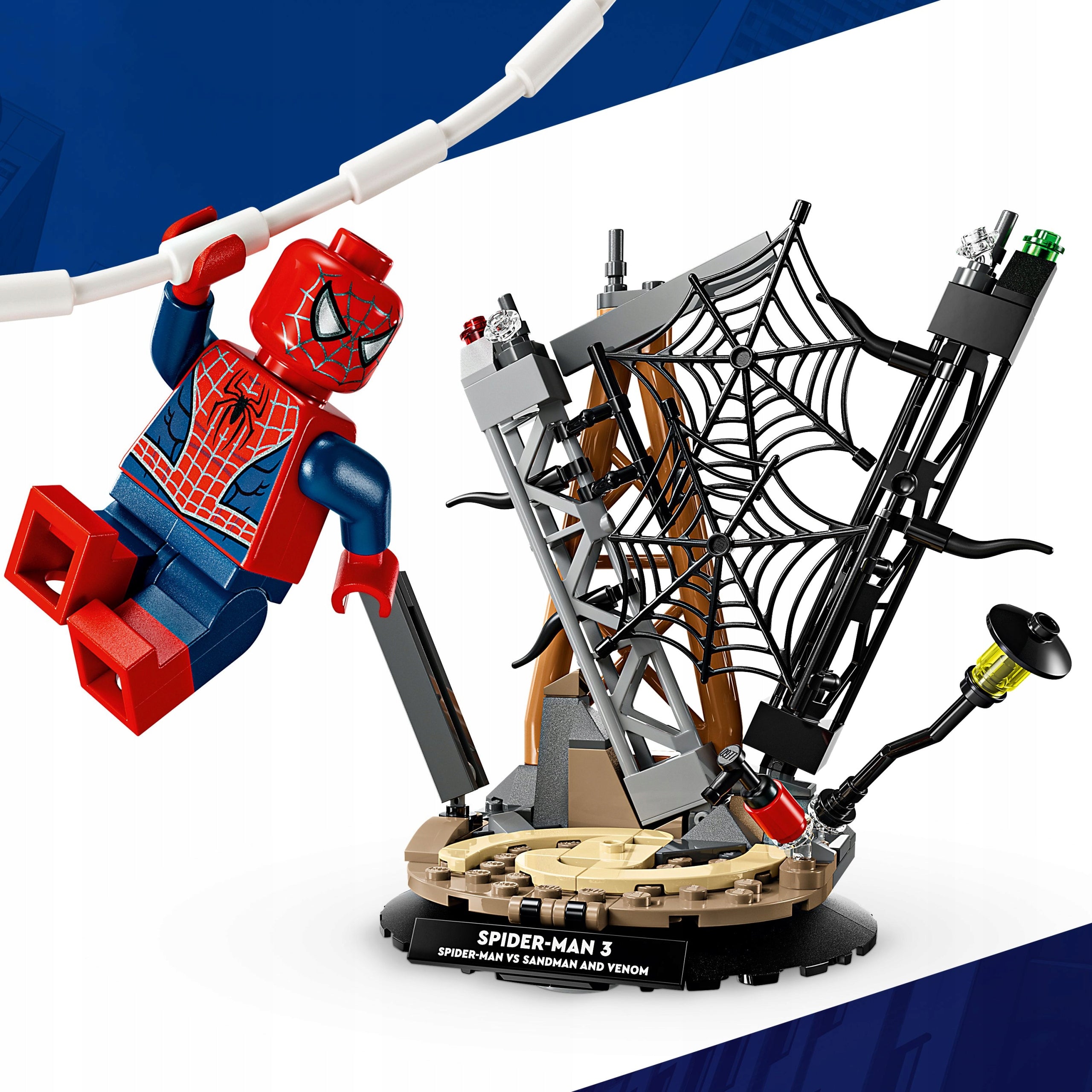 LEGO Marvel Epic Battle: Spider-Man vs. Sandman 76334 Information regarding product safety and compliance Not suitable for children under 36 months of age