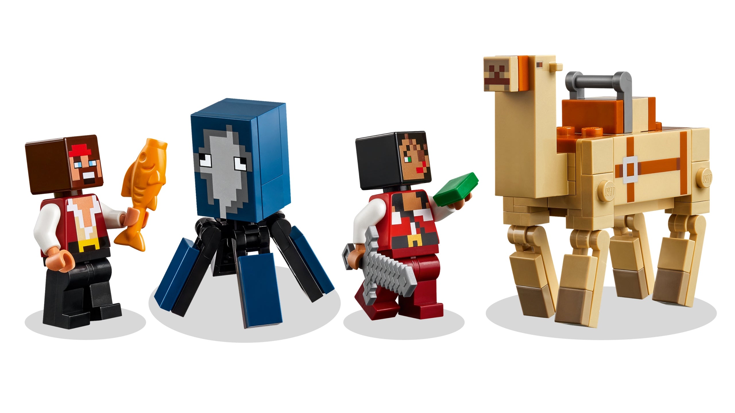 LEGO Minecraft 21259 Pirate Boat Cruise Squid Camel 2x Pirate Set name Minecraft 21259 Żeglowanie statkiem pirackim Statek łódka mainkraft