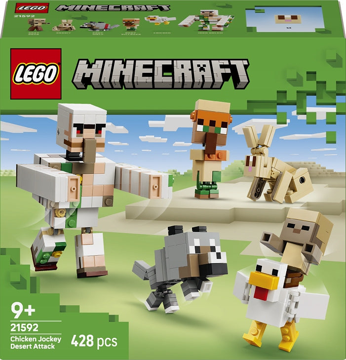 LEGO Minecraft Attack of the Chicken Rider in the Desert 21592