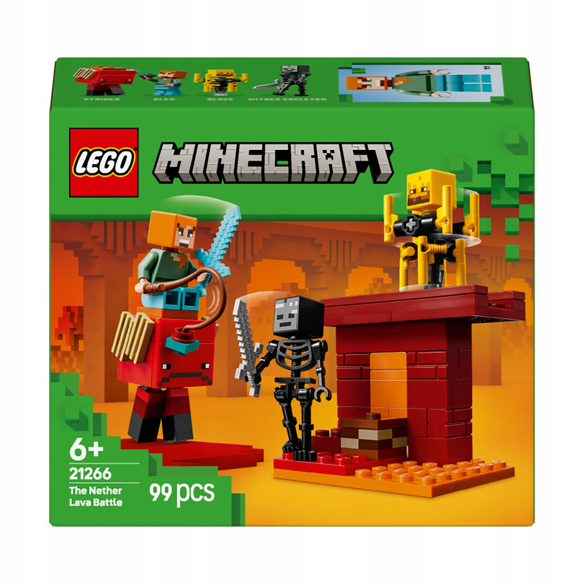 LEGO Minecraft Battle of the Nether Bridge 21266