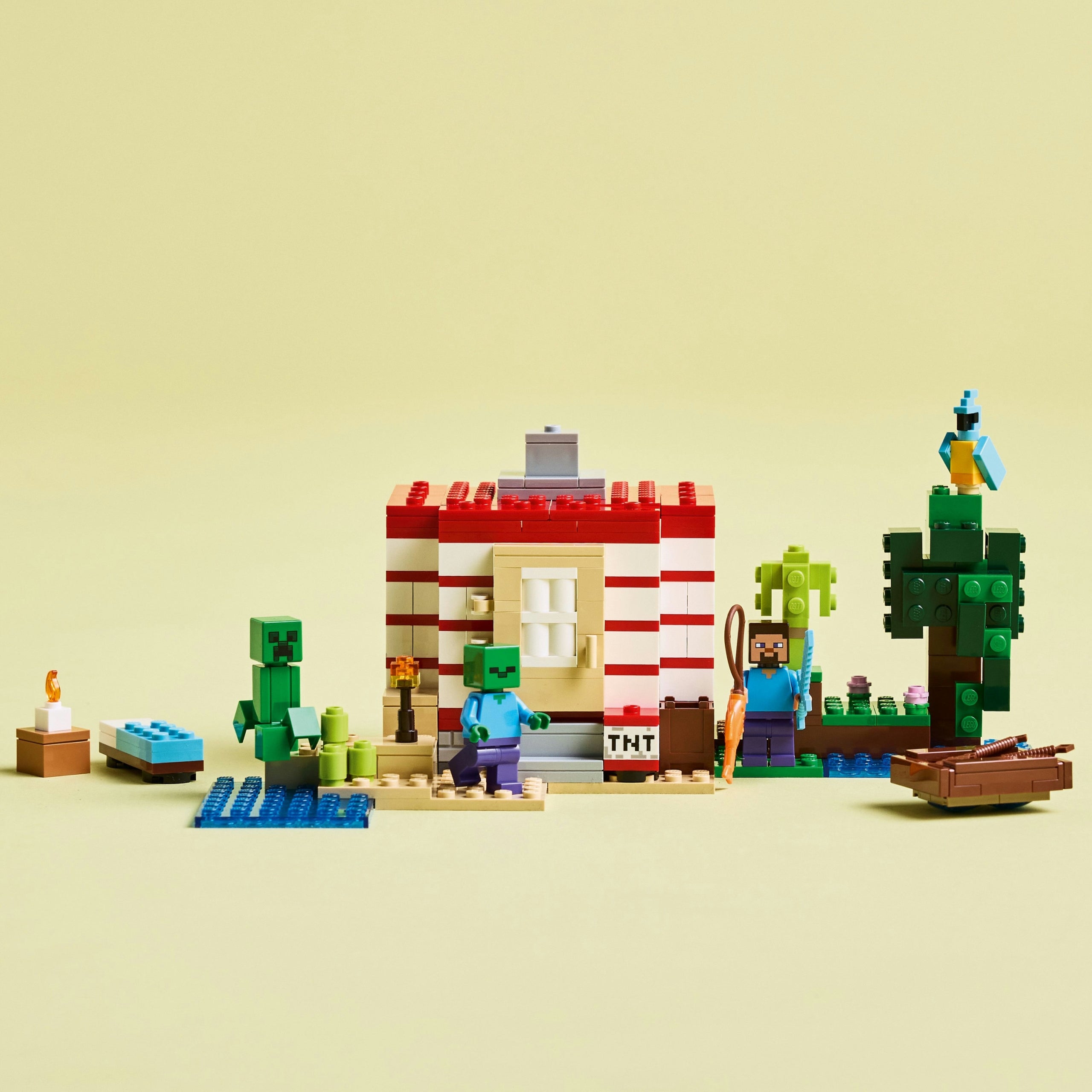 LEGO Minecraft House TNT in the jungle, children's toy 21275 Kid's age 8+ years