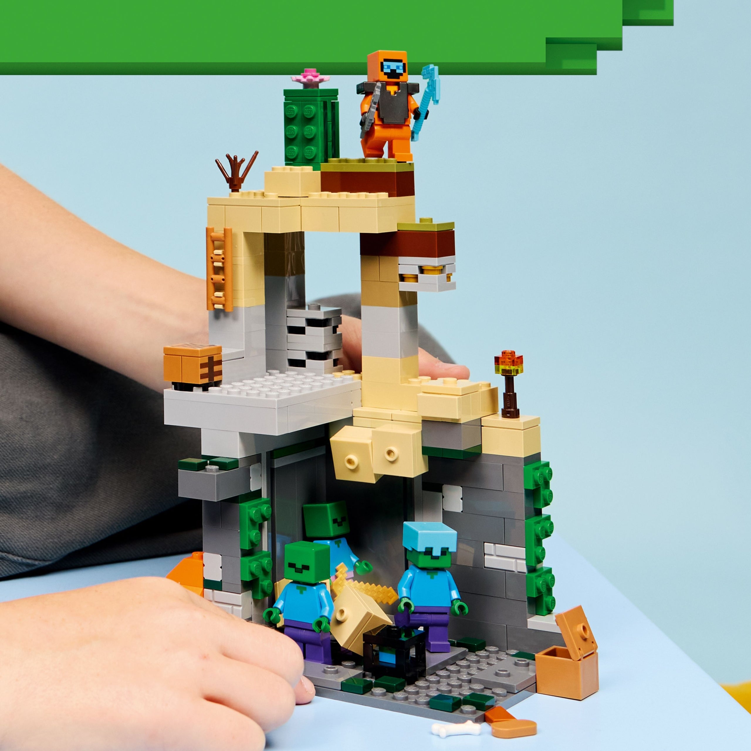 LEGO Minecraft Zombie Dungeon 21587 Information regarding product safety and compliance Not suitable for children under 36 months of age