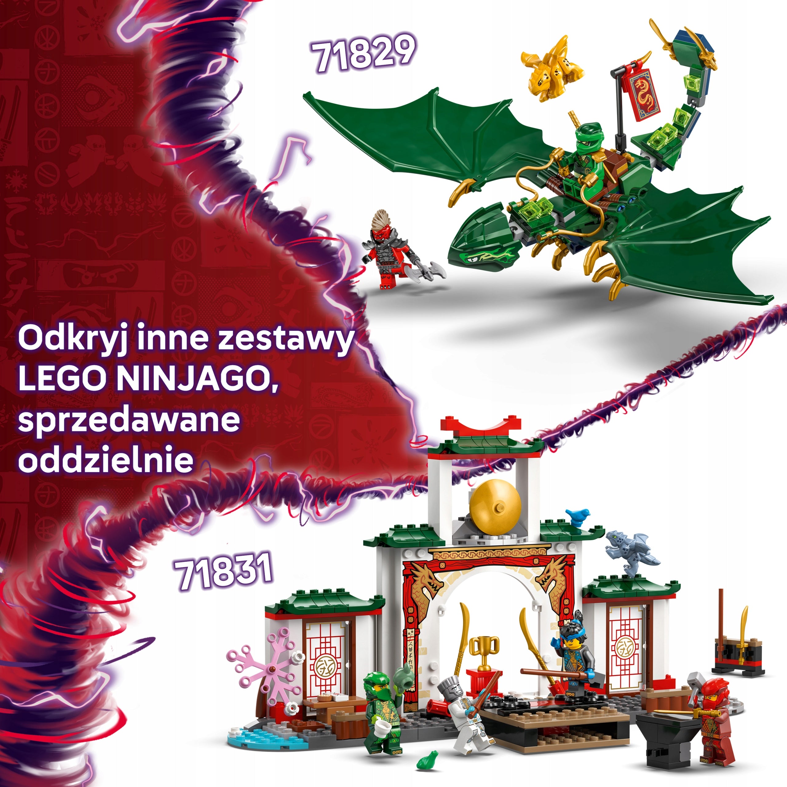 LEGO NINJAGO Green forest dragon Lloyda 71829 Gender boys girls