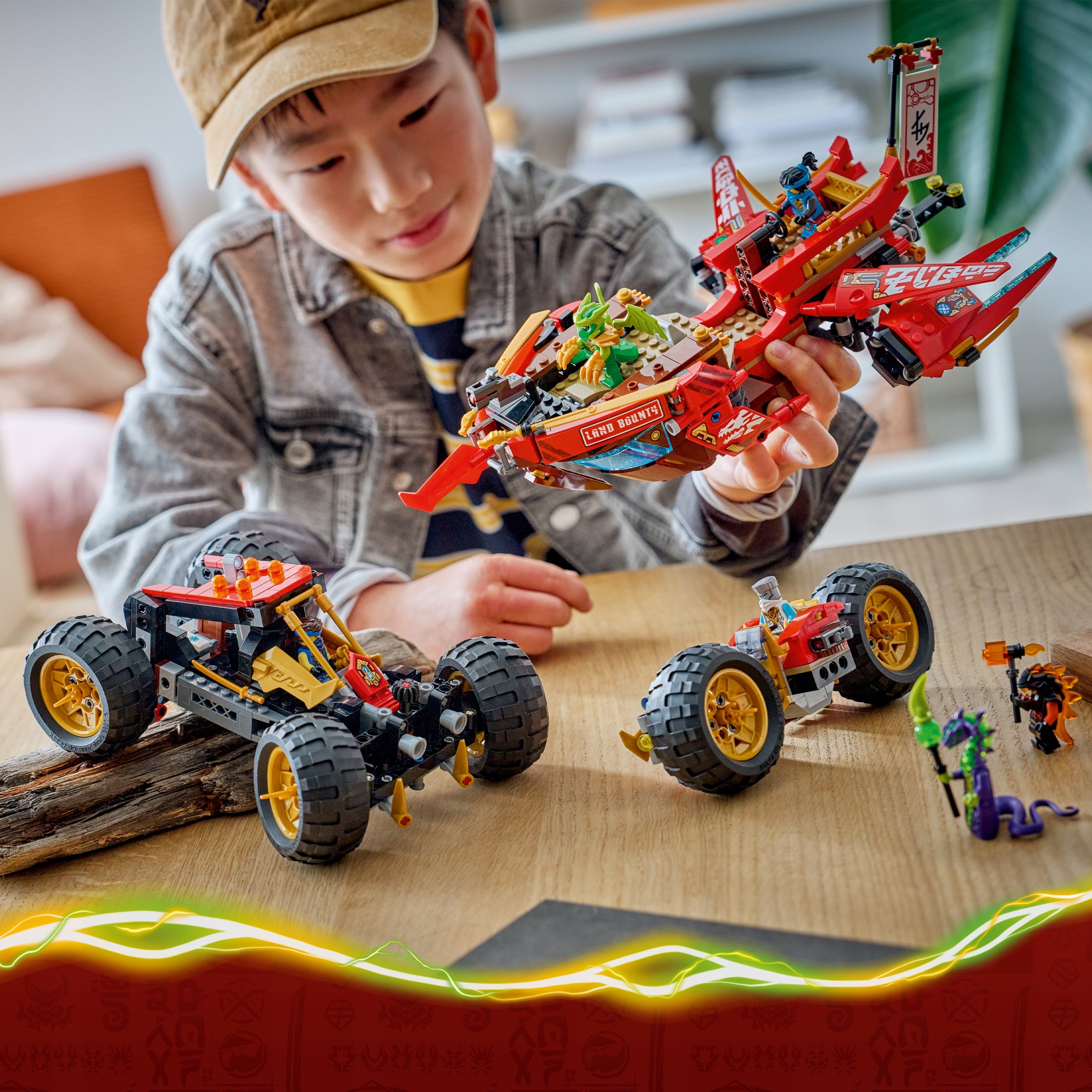 LEGO NINJAGO Pearl of the Land 71869 Information regarding product safety and compliance Not suitable for children under 36 months of age
