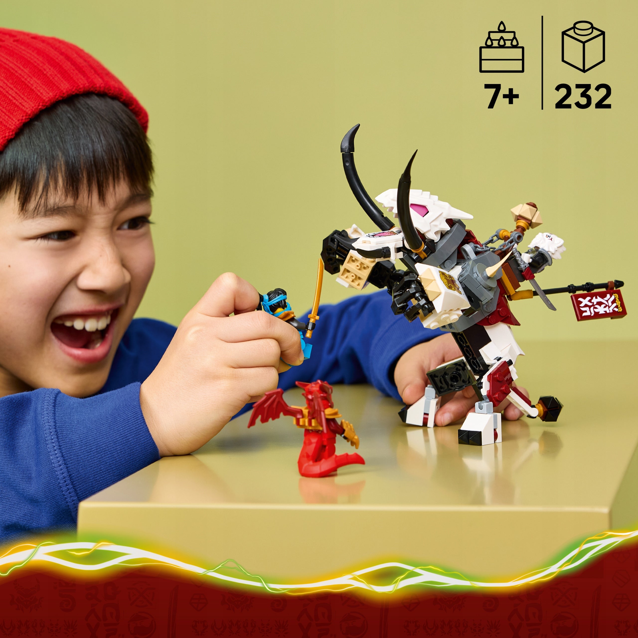 LEGO NINJAGO Zilvar and the Dragon Beast Grimtak 71863 Brand LEGO