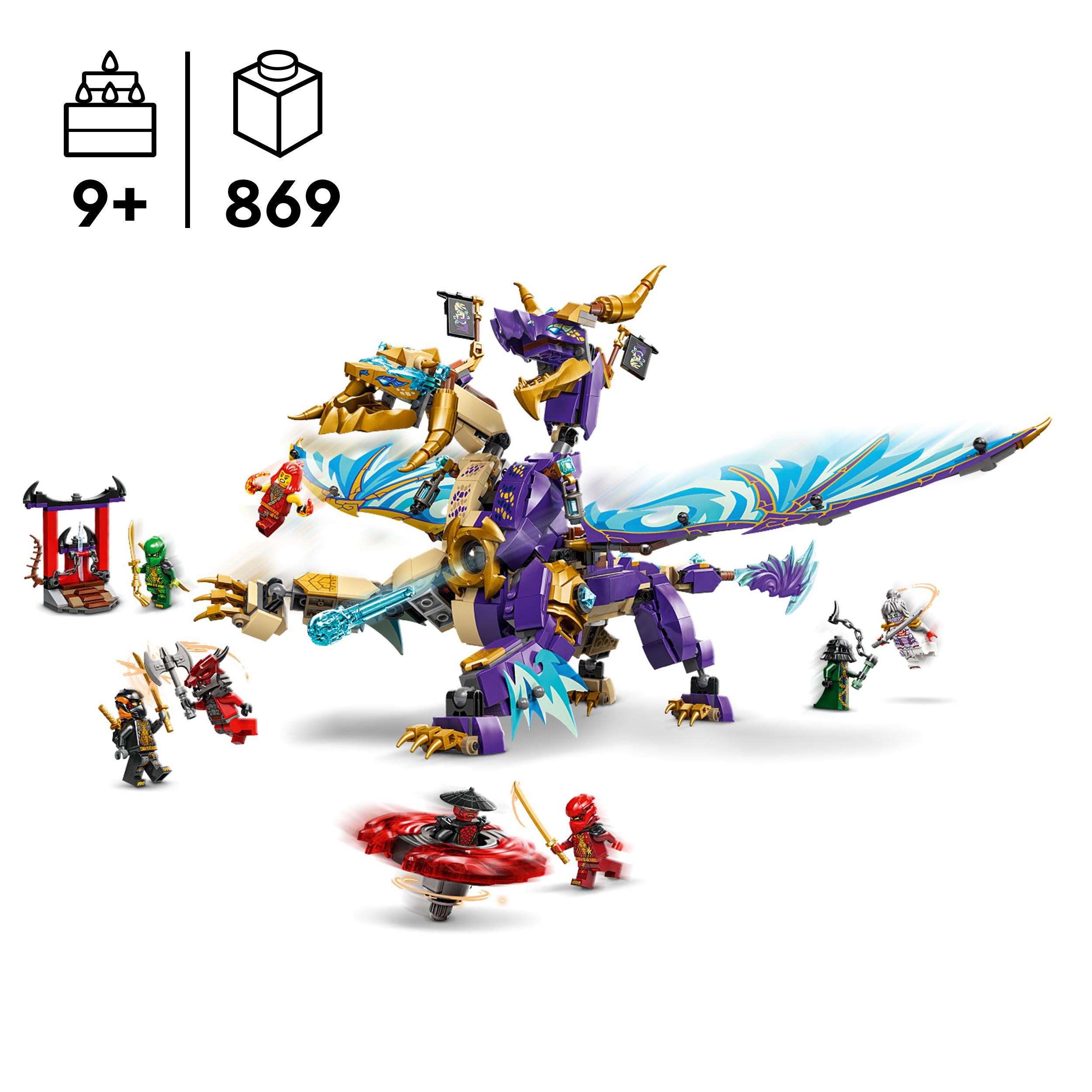 LEGO Ninjago 71836 Archdragon of Focus Information regarding product safety and compliance Not suitable for children under 36 months of age