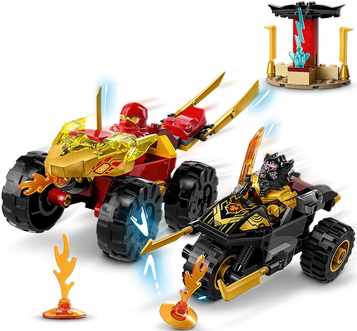 LEGO Ninjago Car and motorcycle battle 71789 EAN (GTIN) 5702017413044