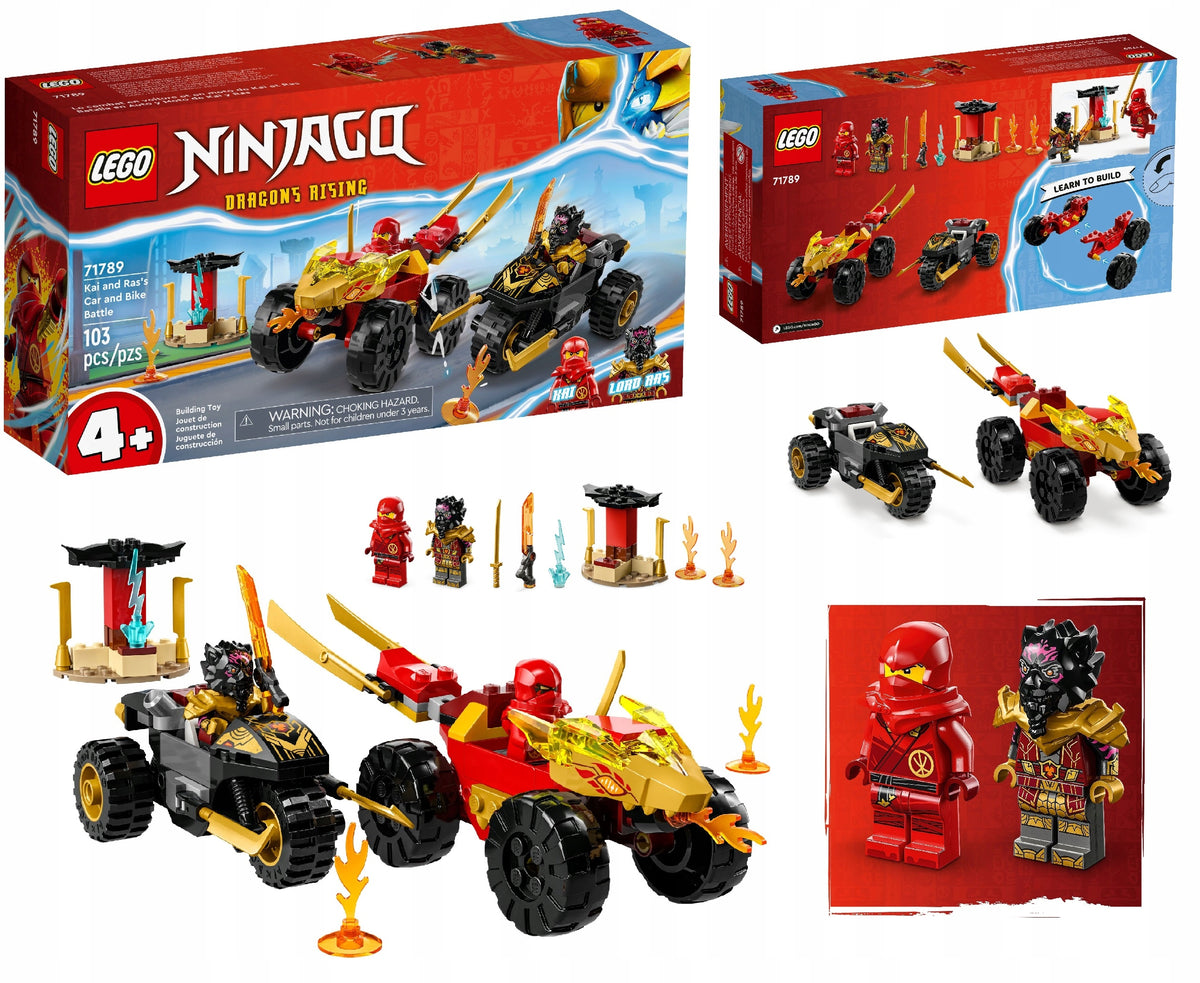LEGO Ninjago Car and motorcycle battle 71789