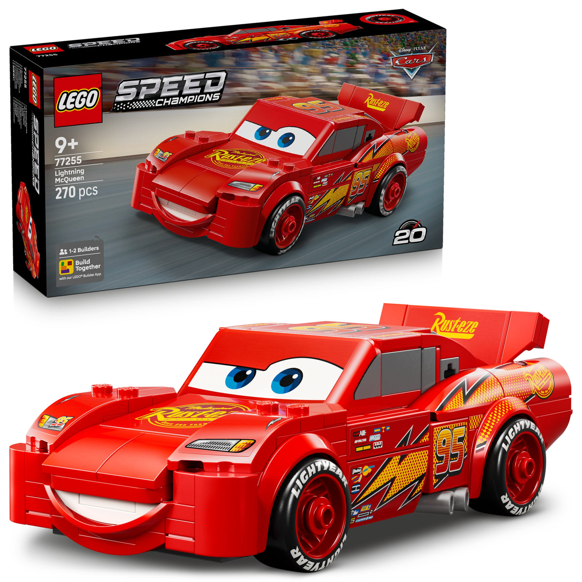 LEGO SPEED CHAMPIONS 77255 ZIGZAG MCQUEEN + LEGO CATALOGUE IN PDF VERSION Packaging status original