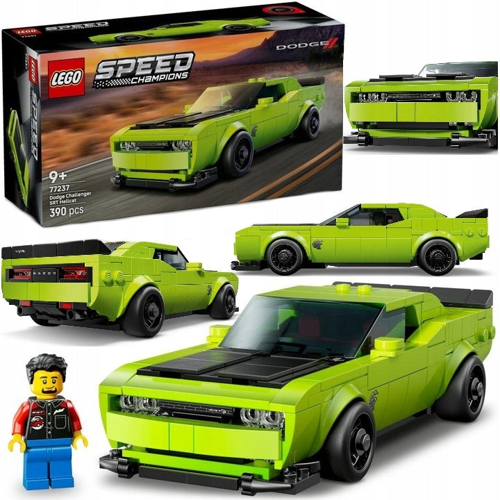 LEGO SPEED CHAMPIONS DODGE CHALLENGER SRT HELLCAT 77237 + LEGO CATALOG IN PDF