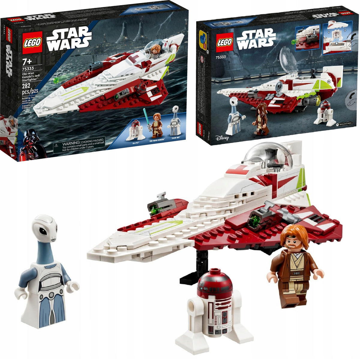 LEGO STAR WARS 75333 FIGHTER JEDI OBI-WANA KENOBIEGO GIFT