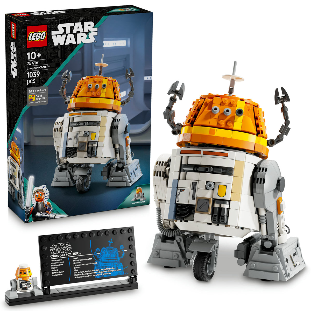 LEGO STAR WARS ASTRO-DROID CHOPPER FIGURINE (C1-10P) 75416 + CATALOG IN PDF EAN (GTIN) 5702017817651