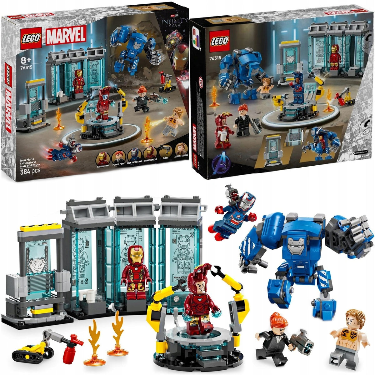 LEGO SUPER HEROES 76315 LABORATORY IRON MANA: ARMORY + CATALOG IN PDF