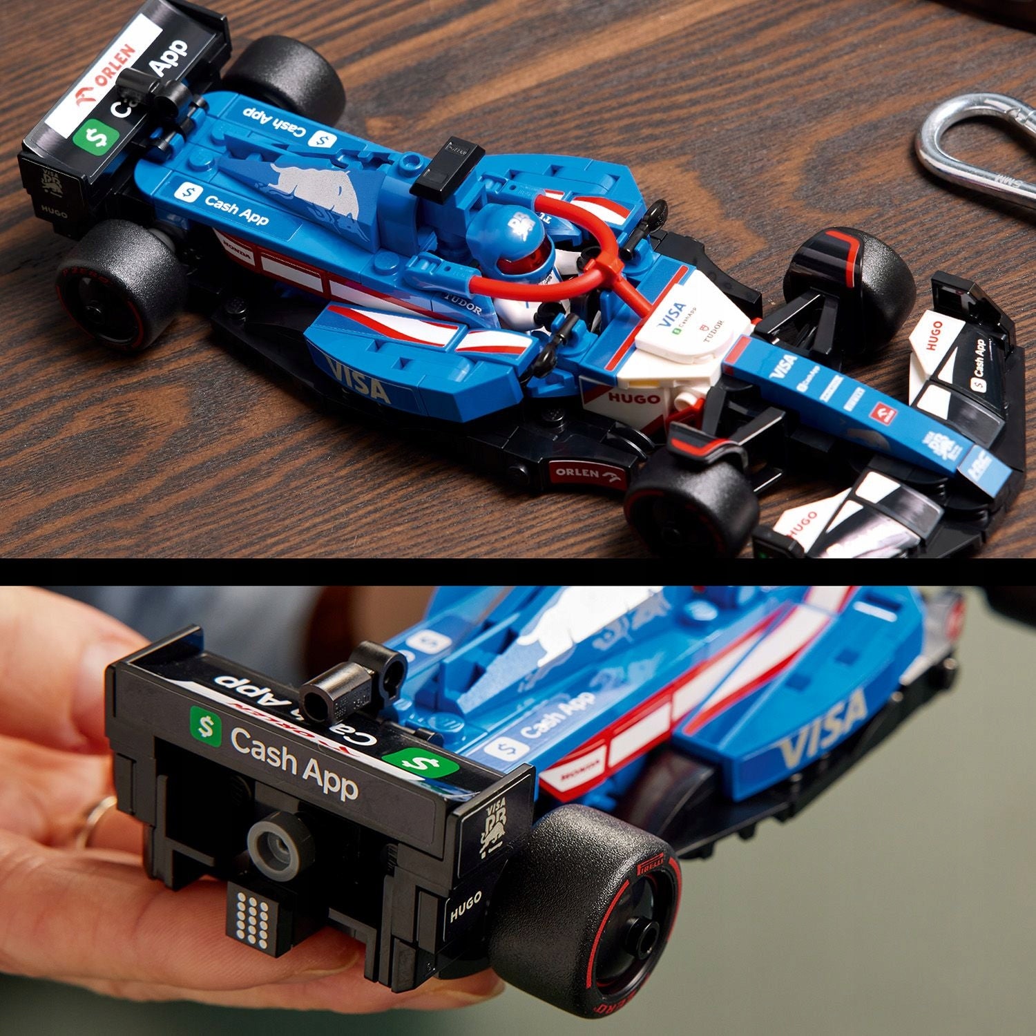 LEGO Speed Champions 77246 Visa Cash App RB VCARB 01 F1 Race Car Character/Title Formula 1