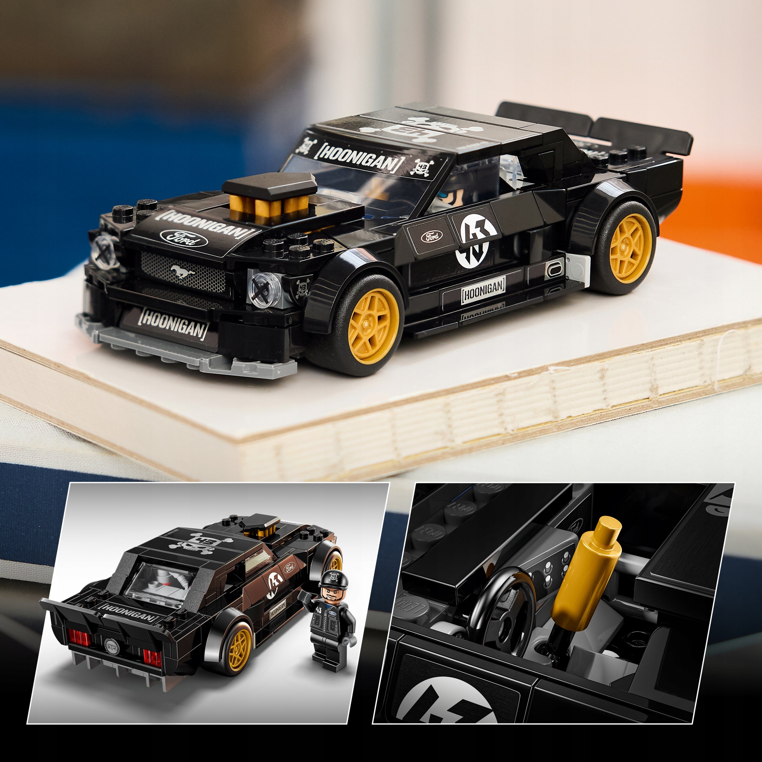 LEGO Speed Champions 77262 65 Ford Mustang Hoonicorn V1 Building Blocks Set name LEGO Speed Champions 77262 65 Ford Mustang Hoonicorn V1 Kena Blocka