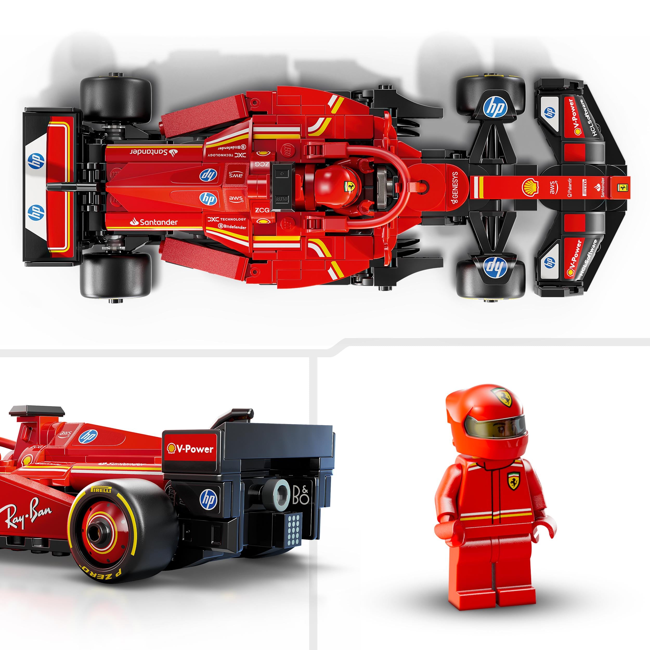 LEGO Speed Champions Ferrari SF-24 F1 Race Car 77242 Information regarding product safety and compliance Not suitable for children under 36 months of age