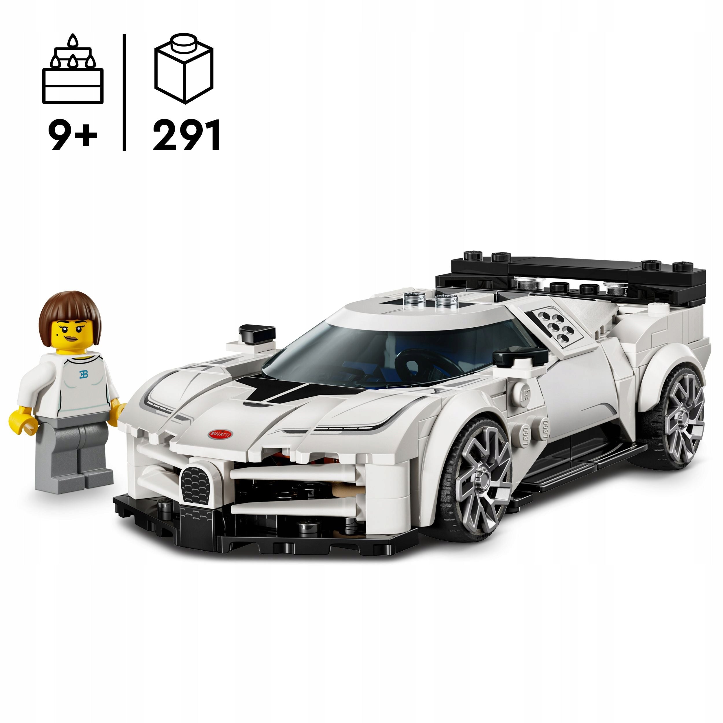LEGO Speed Champions Hypercar Bugatti Centodieci 77240 Set name Hipersamochód Bugatti Centodieci