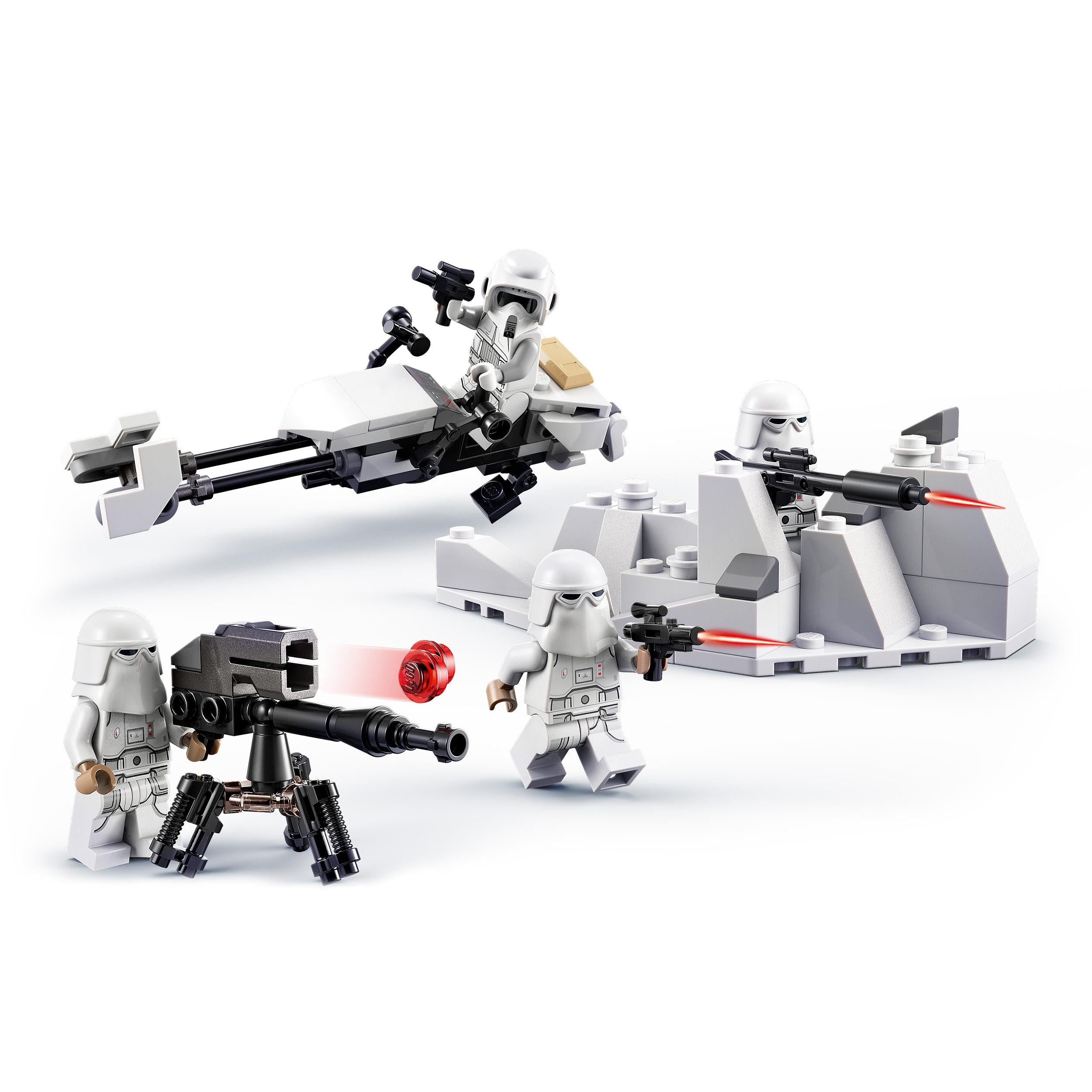 LEGO Star Wars 75320 Battle Set with Snow Stormtrooper Information regarding product safety and compliance Not suitable for children under a certain age. For use under adult supervision Not suitable for children under 36 months of age Includes a toy. Adult supervision is recommended