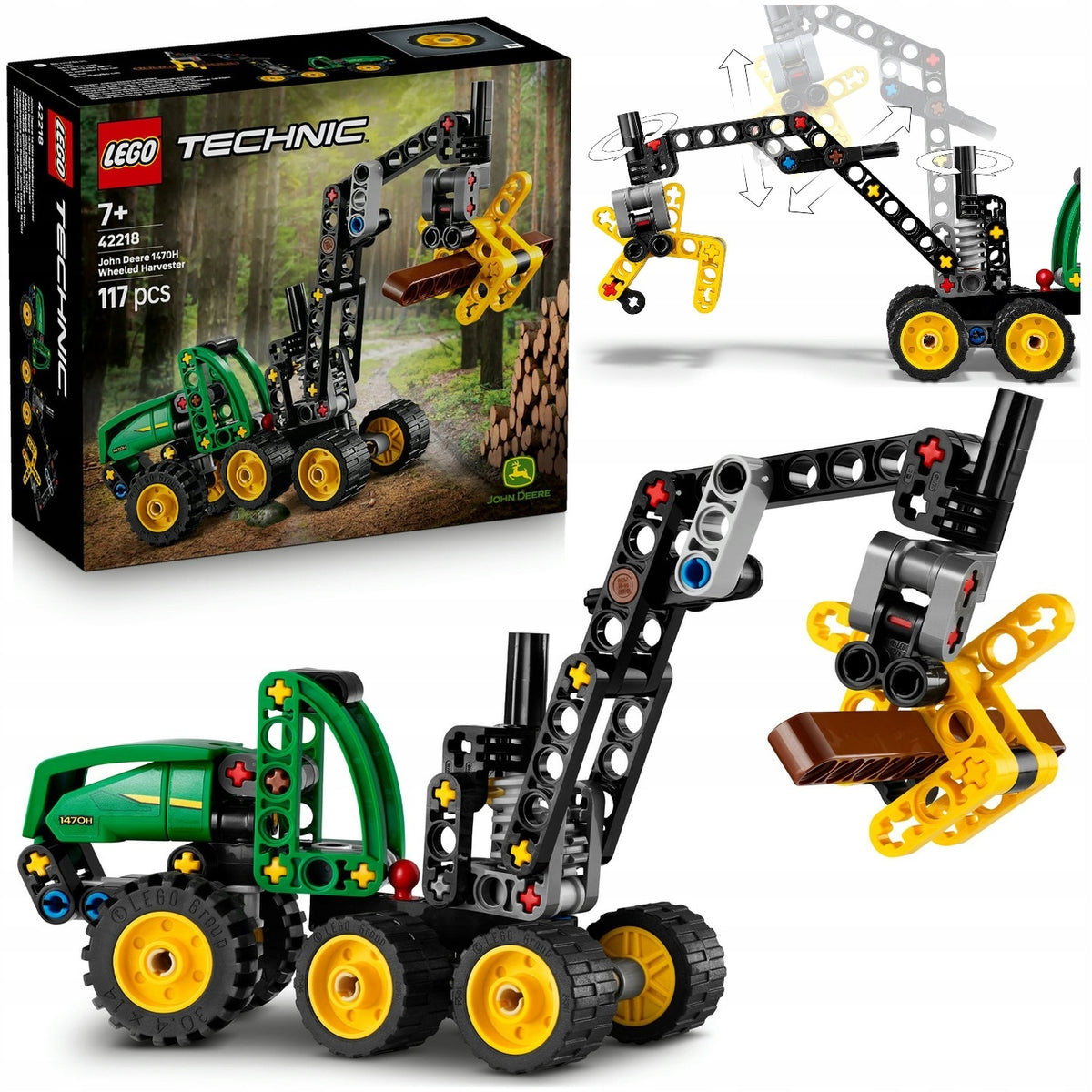 LEGO TECHNIC 42218 WHEELED HARVESTER JOHN DEERE 1470H + CATALOGUE LEGO IN PDF