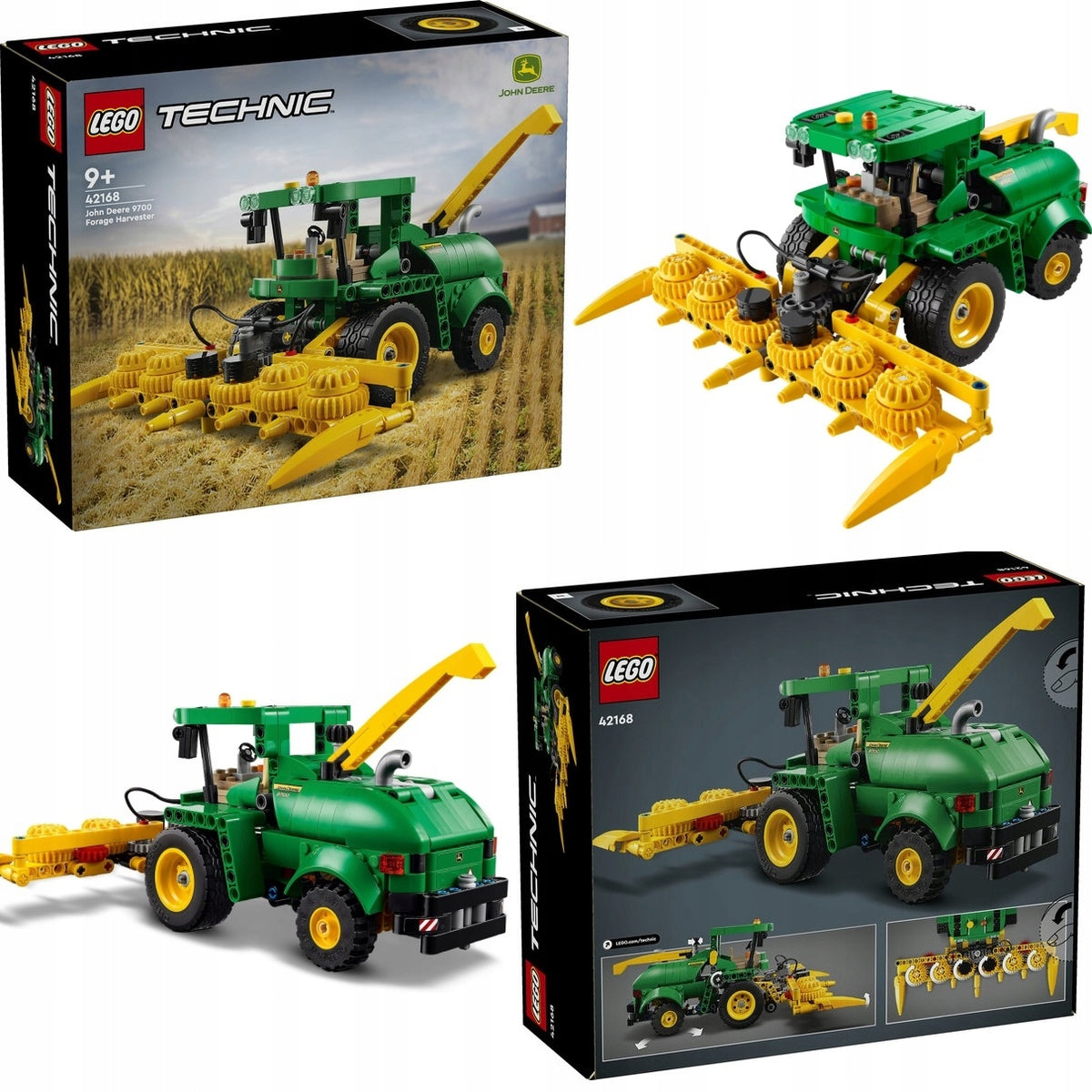 LEGO TECHNIC JHON DEERE 9700 FORAGE HARVESTER 42168 COMBINE