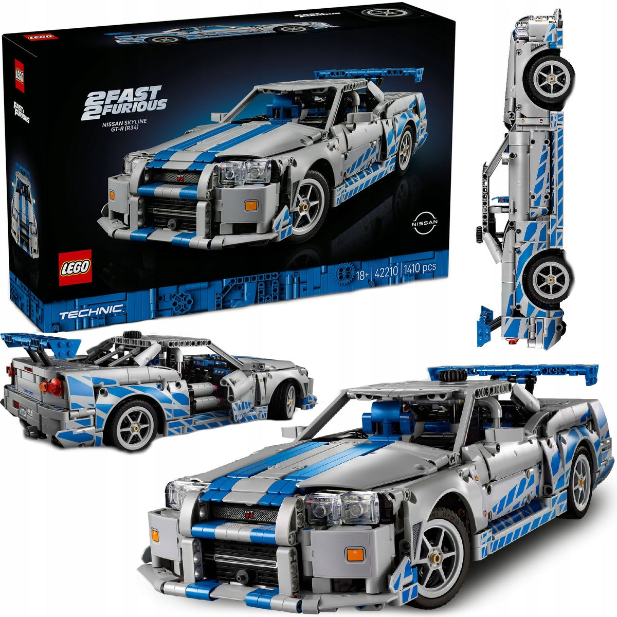 LEGO TECHNIC NISSAN SKYLINE GT-R (34) 42210 + LEGO CATALOGUE IN PDF VERSION