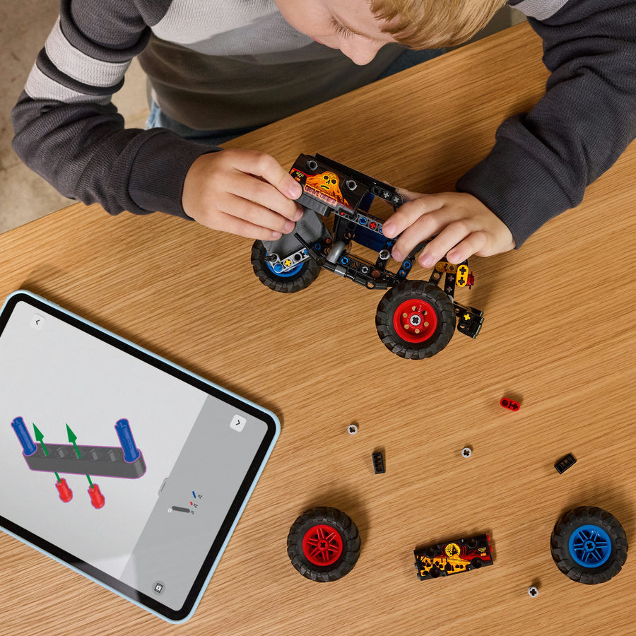 LEGO Technic 42219 Monster Jam Grave Digger Fire and Ice 42219 Information regarding product safety and compliance Not suitable for children under 36 months of age