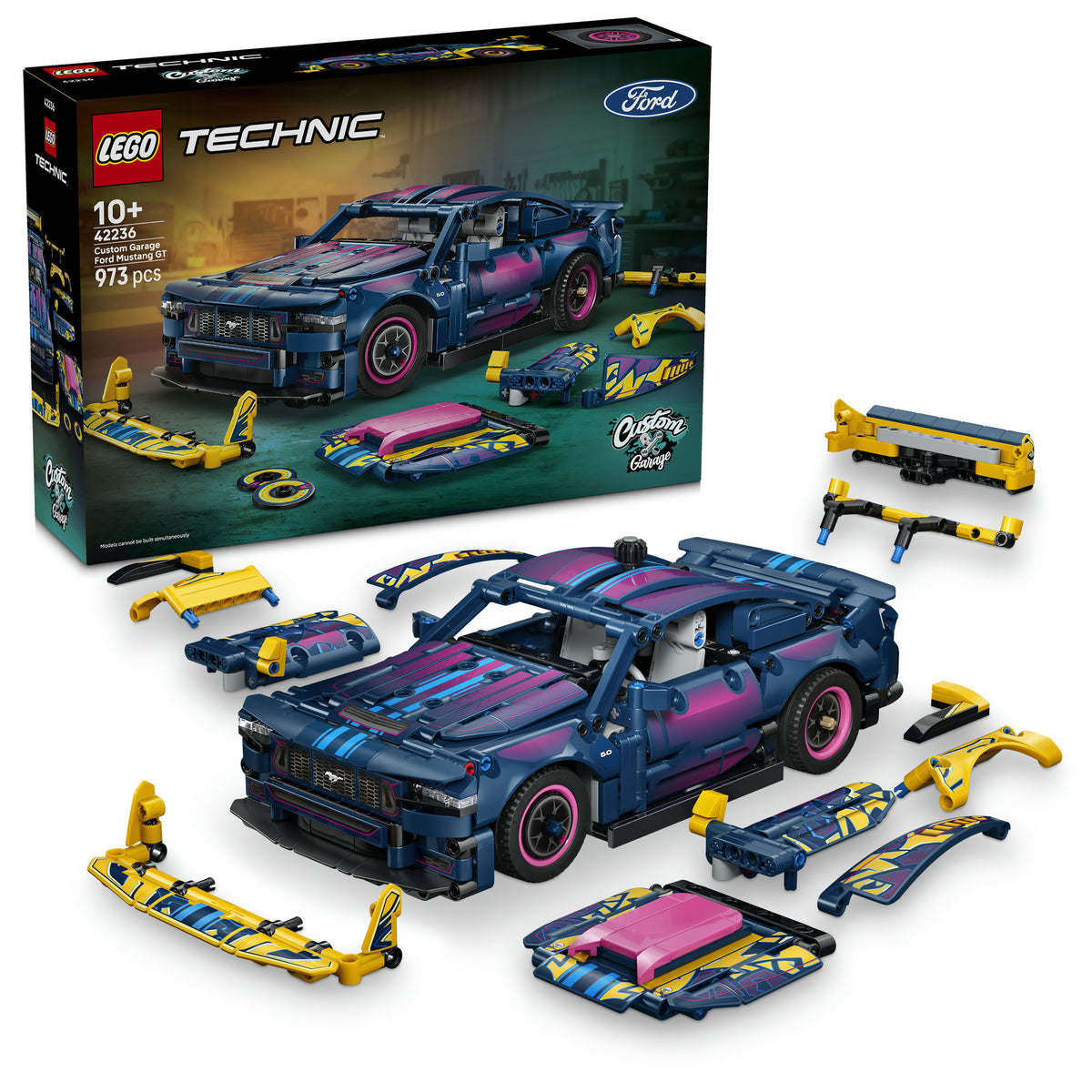 LEGO Technic 42236 Tuning workshop: Ford Mustang GT car Packaging status original