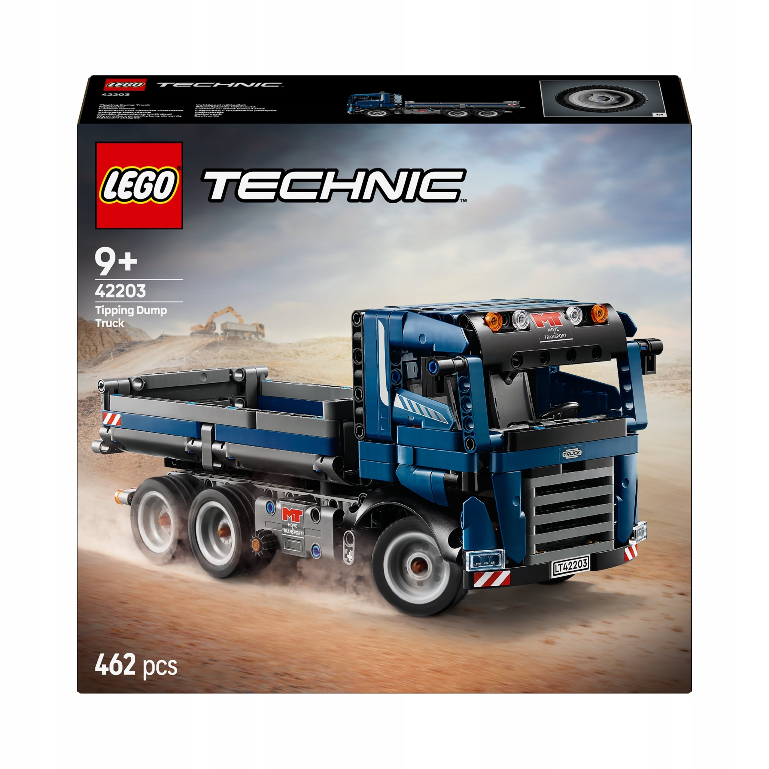 LEGO Technic Tipping trailer with tilting box 42203