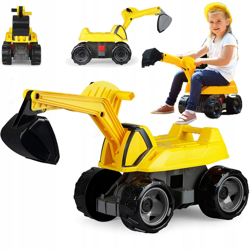 LENA EXCAVATOR GIANT MAXI RIDER MOVING ELEMENTS MAXI CONSTRUCTION VEHICLE
