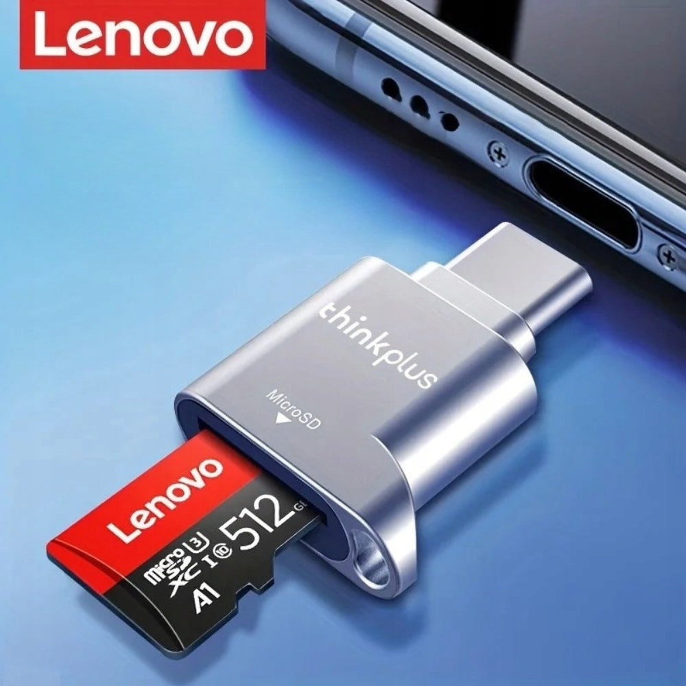 LENOVO D201 USB-C TO SD/TF MICROSD CARD READER, USB 2.0 5Gb/s EAN (GTIN) 6914164091634