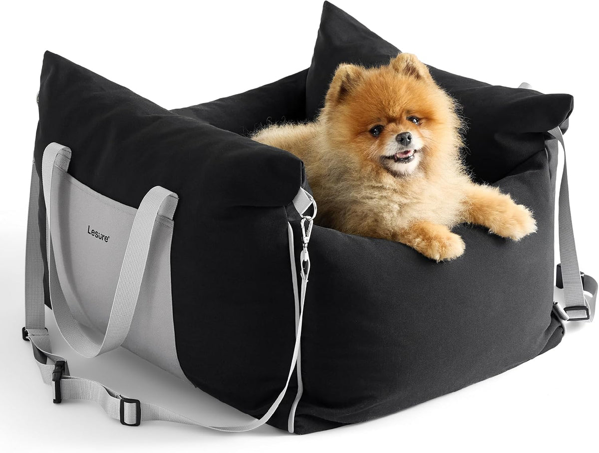 LESURE Waterproof Portable Car Seat For Small Dogs Black Manufacturer code EU01-Black
