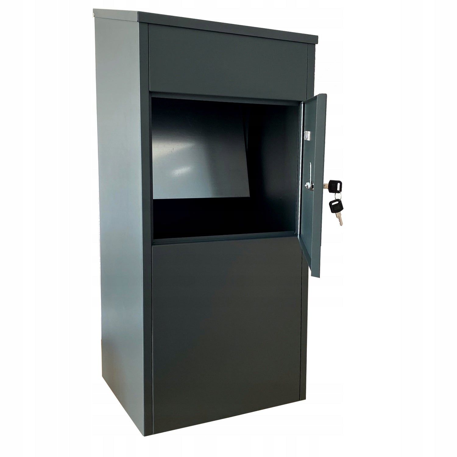 LETTER BOX PARCELS COURIER SHIPPING LARGE DROPPING STORAGE ANTHRACITE XXL Product width 39.5 cm