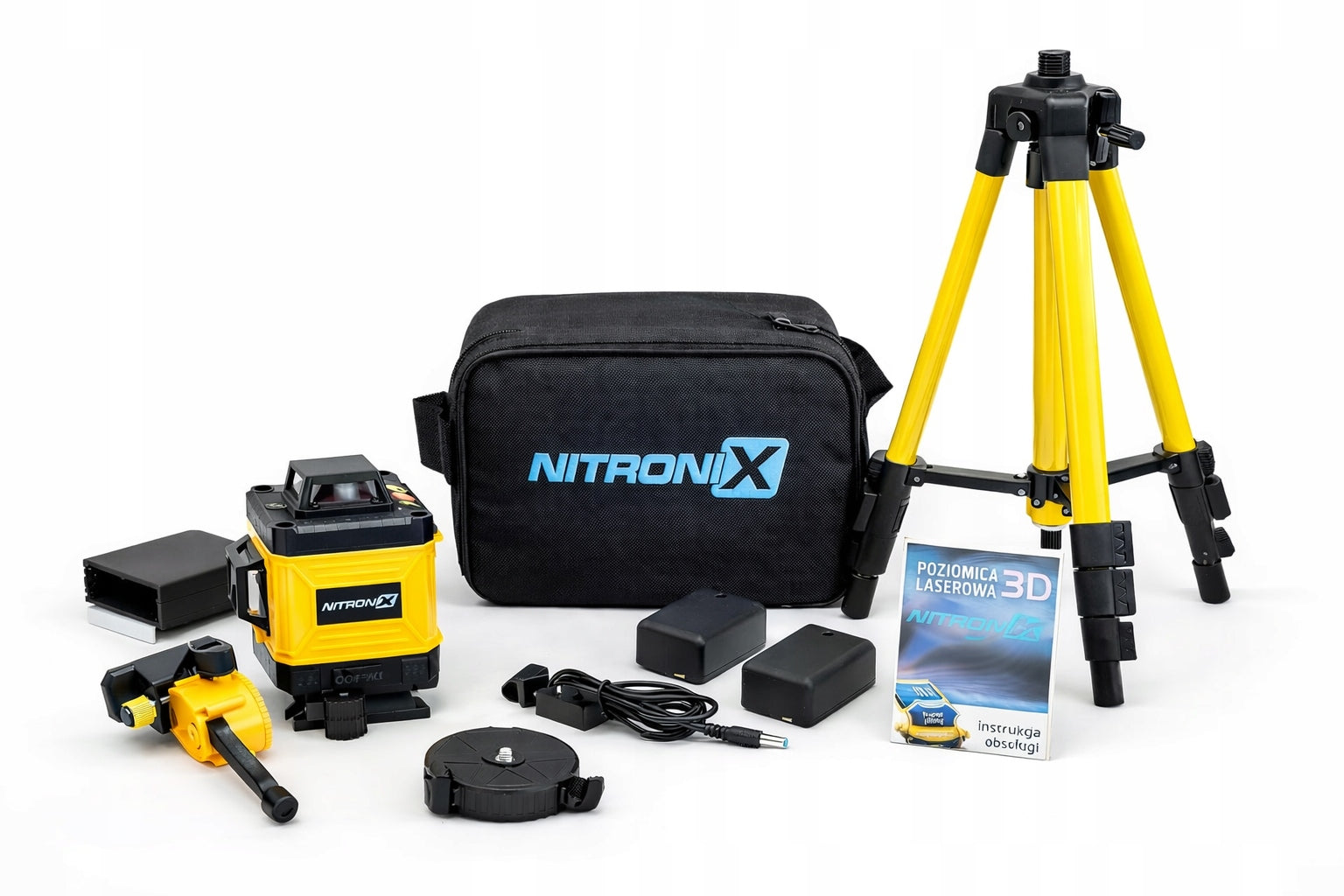 LEVEL LASER LEVEL 4D 16 LINE CROSS 360 LASER TRIPOD KIT Model LASEROWA POZIOMNICA 4D 360 16 LINII