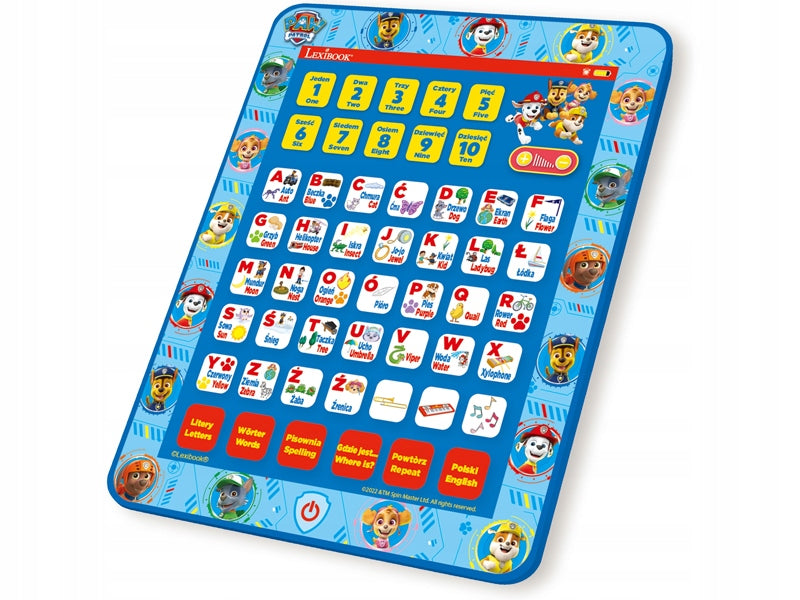 LEXIBOOK Paw Patrol Educational Tablet Bilingual JCPAD002PAi17 for Kids Packaging status original