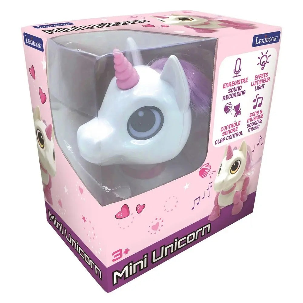 LEXIBOOK Power Unicorn Mini Robot - Karaoke Mode - for Kids 3+