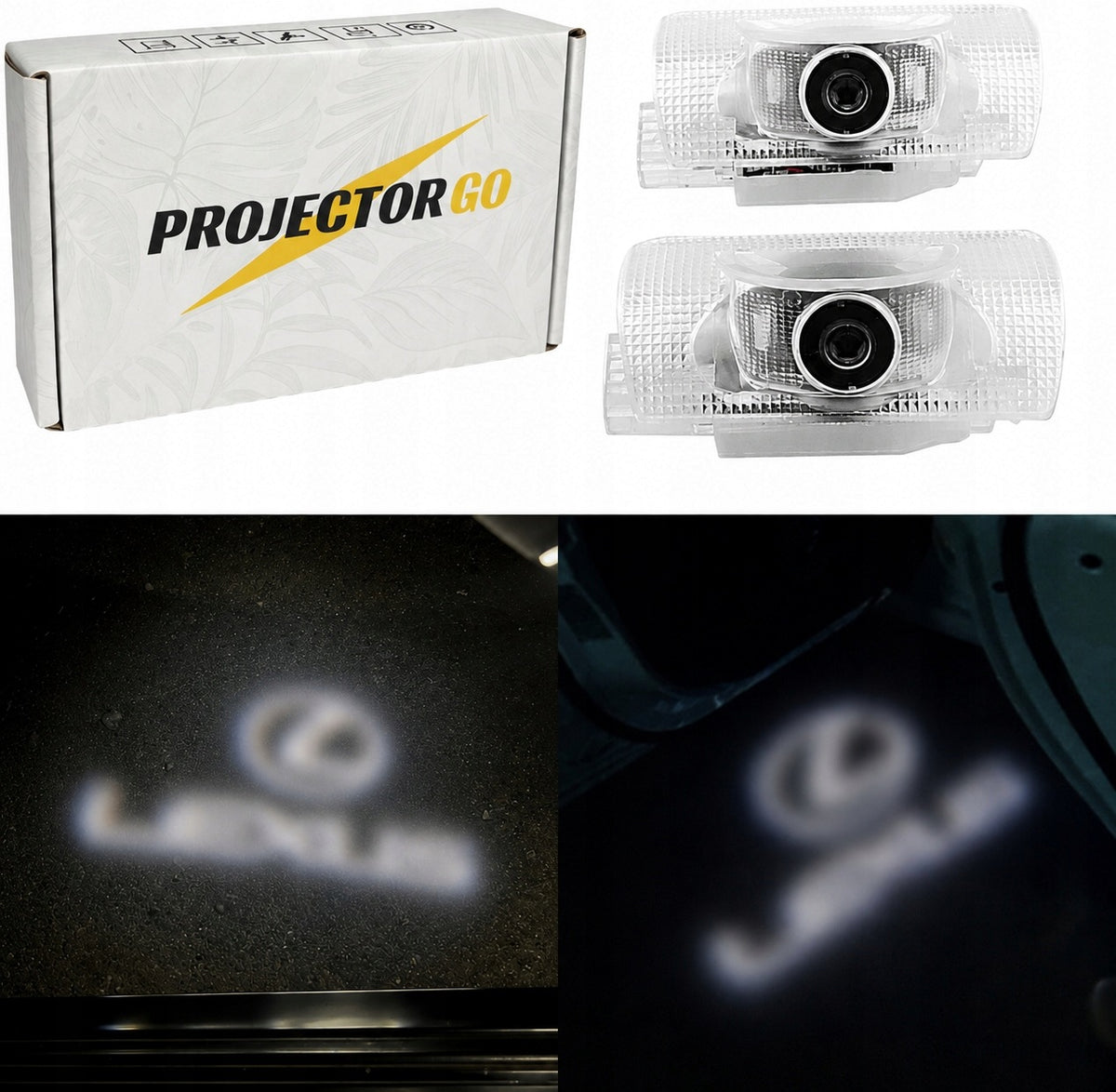 LEXUS LED LOGO HD WELCOME PROJECTOR RX NX ES UX IS GX LS LX RC GS HS LM