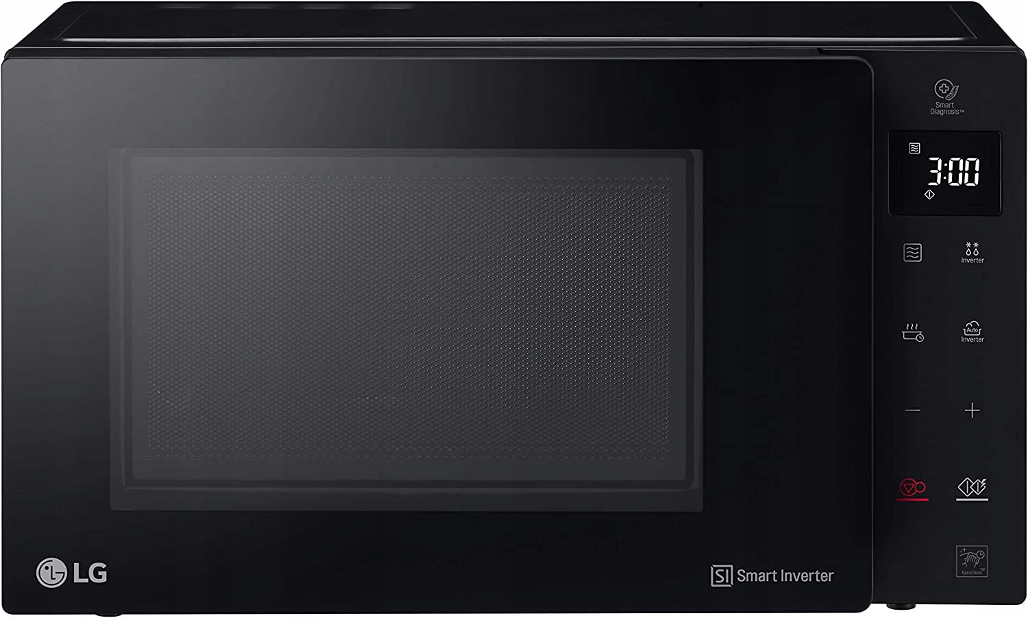 LG MH6535GIS Microwave Black Freestanding