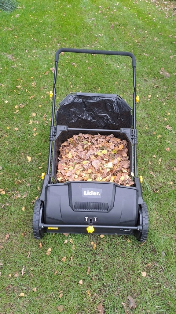 LIDER Manual Sweeper for Grass Leaf Cube 53cm 100L Power supply handheld