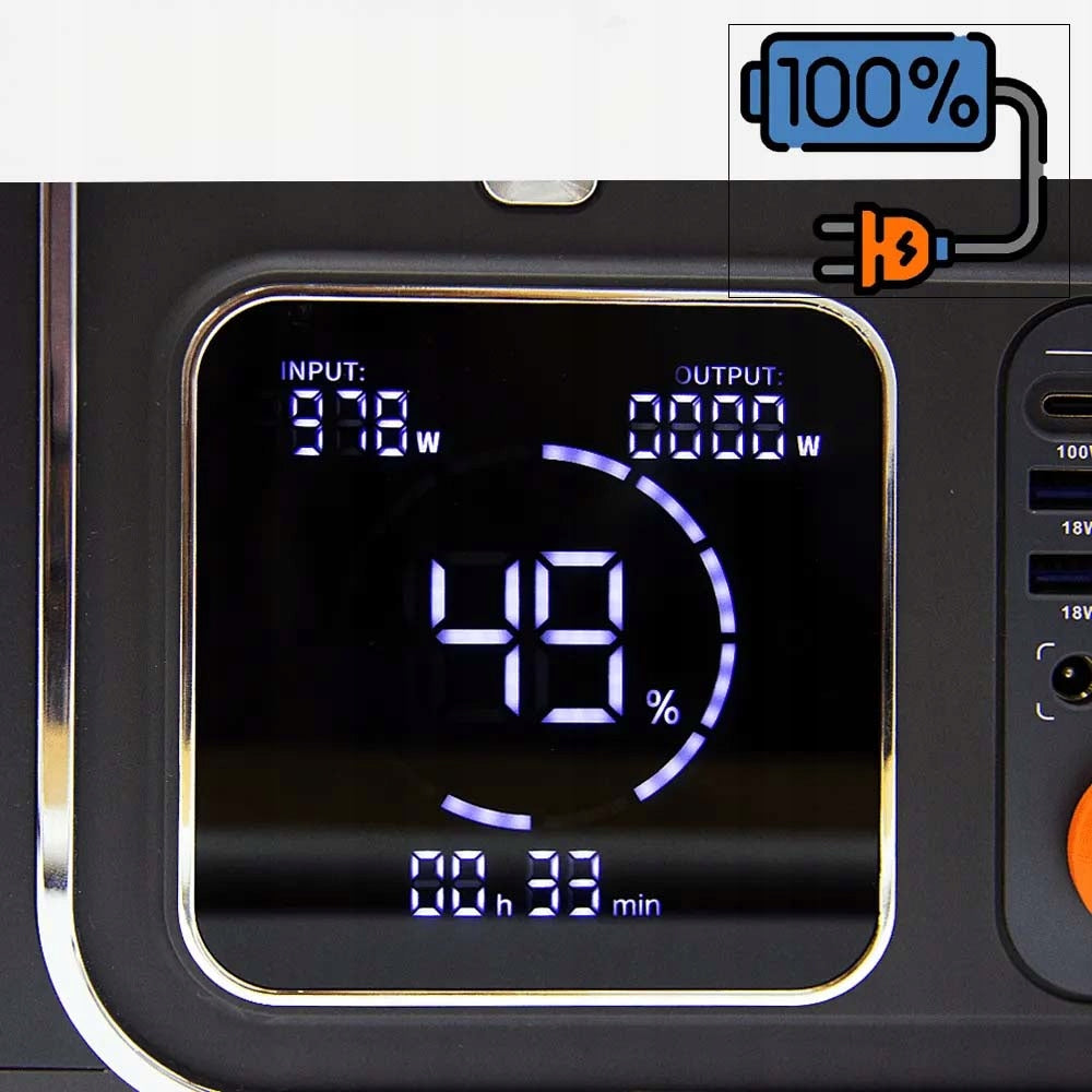 LIFEPO4 Portable Power Station Emergency Power Supply ORLLO 1200W/1500W ECO Manufacturer code 1200W