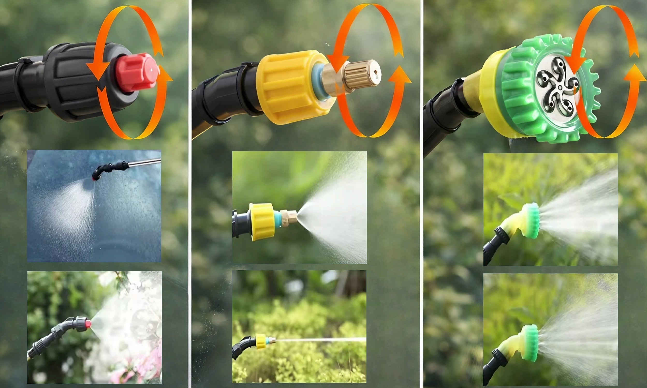 LIGHT CORDLESS GARDEN SPRAYER 5L USB-C SHOULDER + 3 NOZZLES Brand Dollo Garden